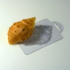 Морская ракушка малая, форма для мыла пластиковая