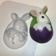 Кролик пасхальный ЕХ, 1шт, форма пластиковая