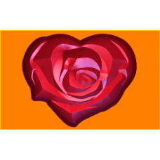 Сердце роза БП