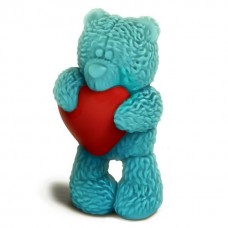 Мишка Тэдди стоит с сердечком 3D (ПК)