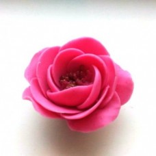 Роза "Скарлет" 3D, форма силиконовая