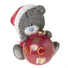 Мишка Тедди с новогодним шариком 3Д