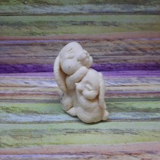 Зайцы мама с малышом 3Д, форма силиконовая 